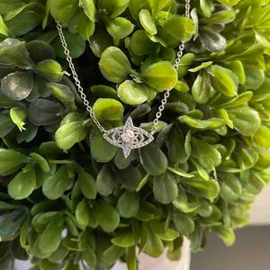 Kendra Scott silver Caleb Evil Eye Necklace